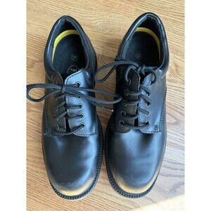 State Street Shoes Oxfords Black Men's Size 12W Wide Faux Leather Lace‎ Up